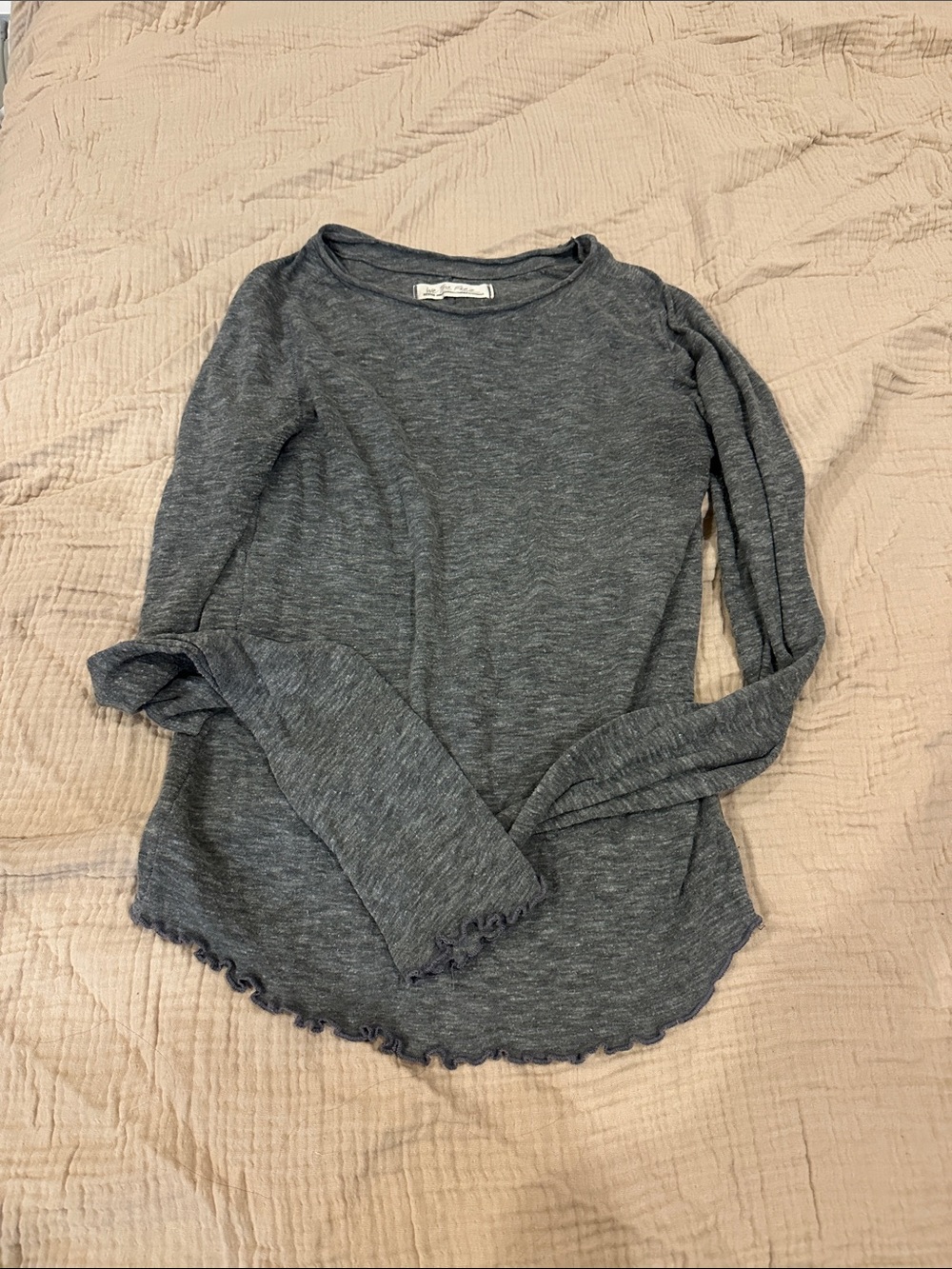 Free people longsleeve baby tee